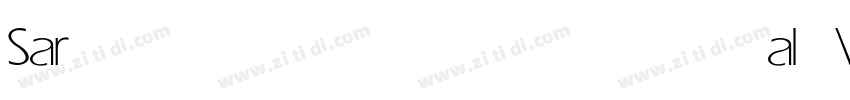 Saral W60 Light字体转换
